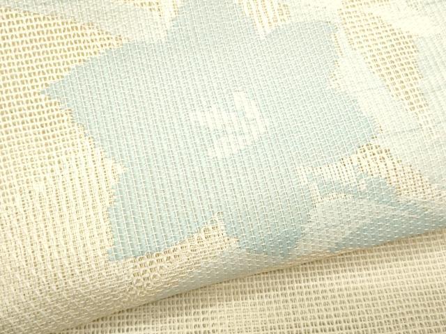 平和屋着物*夏物 八寸名古屋帯 羅 桔梗文 正絹 逸品 CABL7592fb