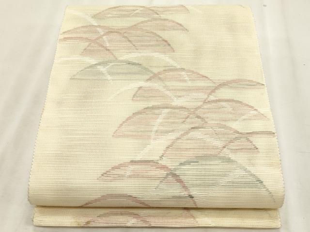 平和屋着物*夏物 八寸名古屋帯 芝草文 CABL7598fb