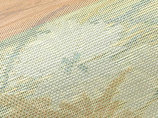 平和屋着物*夏物 織物一筋名門 織悦 全通柄 本袋帯 撫子 金糸 正絹 逸品 未使用 CABL7619tx