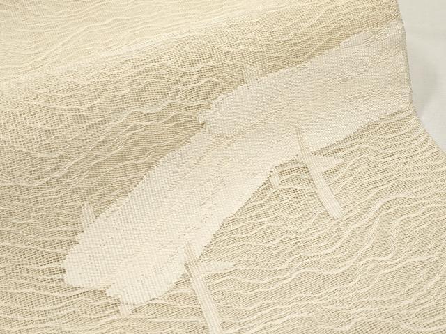 平和屋着物*夏物 太鼓柄袋帯 板橋文 正絹 逸品 CABL7628tx