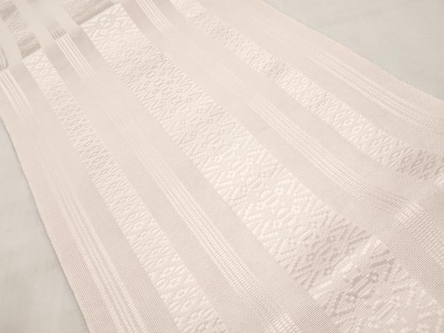 平和屋着物*夏物 八寸名古屋帯 博多織 紗献上 桜色 CABL7710tx