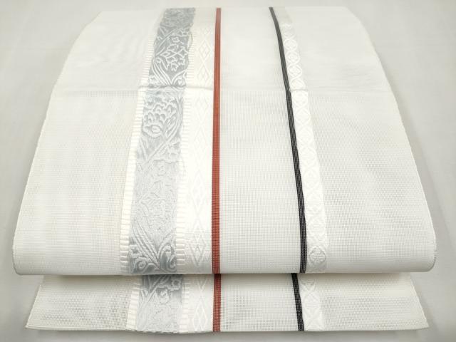 平和屋着物*夏物 八寸名古屋帯 更紗唐草間道 CABL7712tx