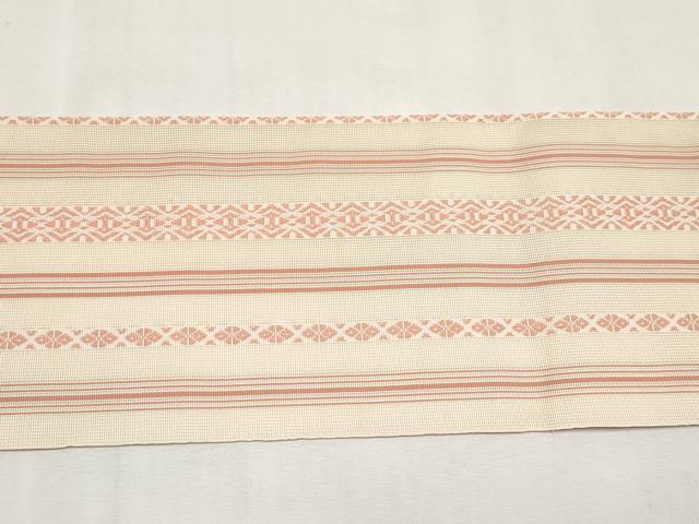 平和屋着物*夏物 本場筑前博多織 八寸名古屋帯 紗献上 正絹 逸品 CABL7715tx