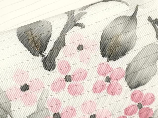 平和屋着物*夏物 九寸名古屋帯 手描き 休み鳥 金彩 未使用 CABL7744tx