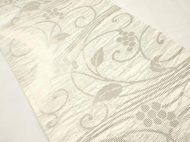 平和屋着物*夏物 六通柄袋帯 葡萄唐草文 正絹 逸品 CABL7776tx