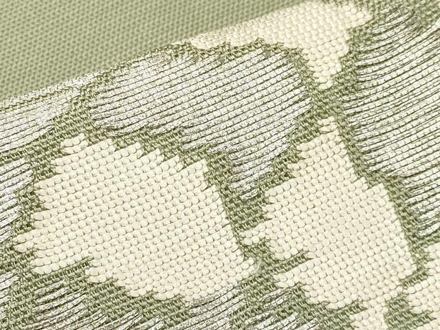 平和屋着物*夏物 太鼓柄 本袋帯 荒磯 銀糸 正絹 逸品 CABL7898tx