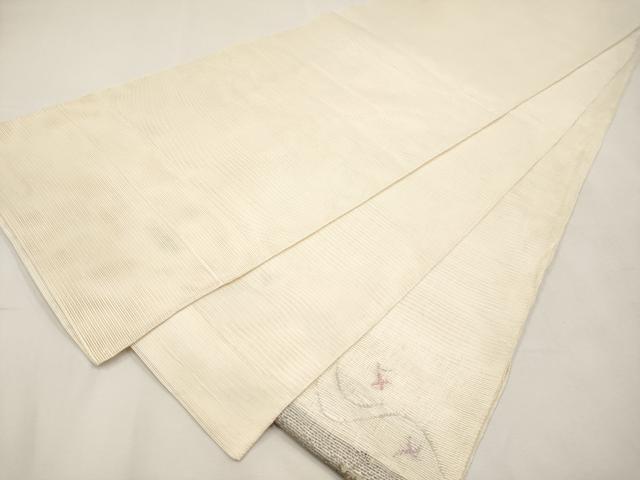 平和屋着物*夏物 太鼓柄袋帯 流水飛鳥文 金銀糸 正絹 逸品 CABL7986tx