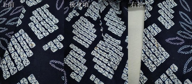 平和屋着物∴夏物 浴衣 有松鳴海絞り 蜘蛛絞り 舞花文 綿 逸品 CABL8040ze