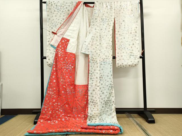 平和屋本店●お引きずり・お引き摺り・引き振袖 和装 結婚式 舞妓 芸妓 芸者 衣装 撫子 金銀彩 洗える着物 CABL8099ze