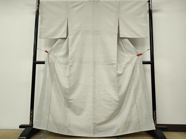 平和屋着物●本塩沢 蚊絣 正絹 逸品 CABL8401ut