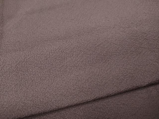 平和屋着物●上質な色無地 葡萄鼠色 正絹 逸品 未使用 CABL8405ut