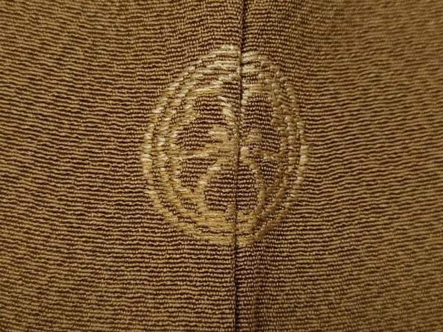 平和屋着物●訪問着 総刺繍 雪輪流水草花文 金糸 正絹 逸品 CABL8423ut