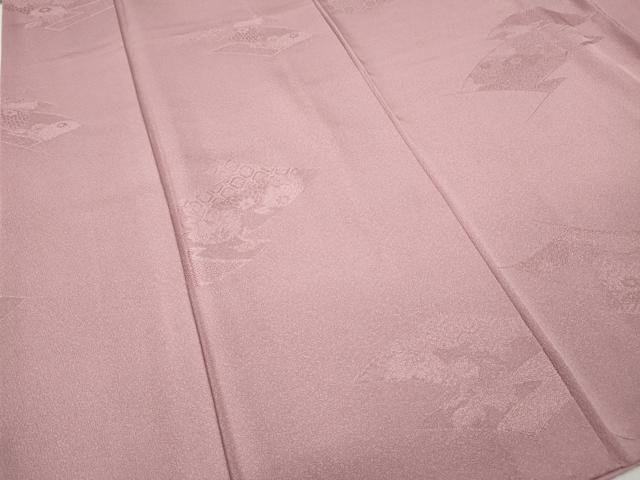 平和屋着物●江戸小紋 松皮菱花地紋 正絹 逸品 CABL8475ut