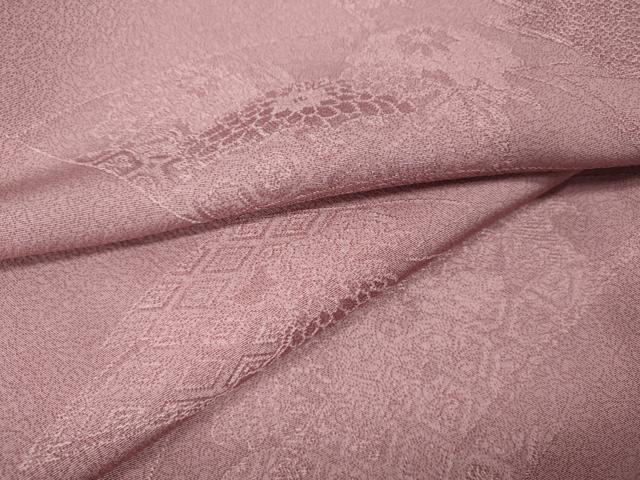 平和屋着物●江戸小紋 松皮菱花地紋 正絹 逸品 CABL8475ut