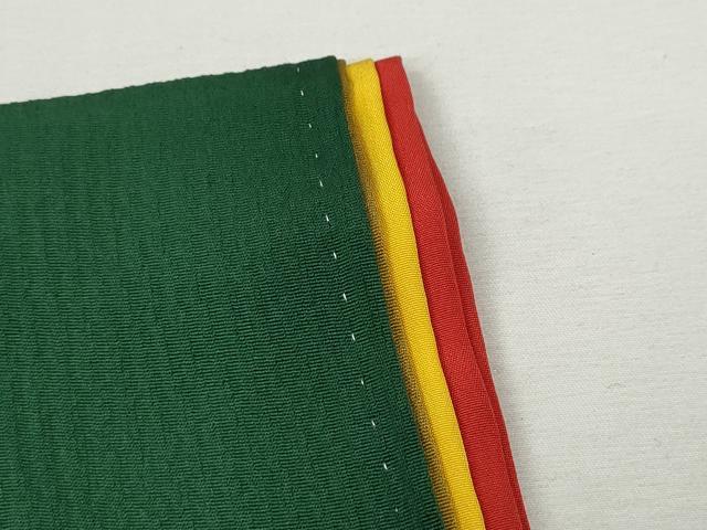 平和屋着物●豪華振袖 駒刺繍 飛鶴草花文 暈し染め 金彩 十二単風 正絹 逸品 CABL8480ut