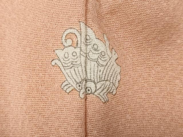 平和屋着物●豪華色留袖 熨斗花地紋 一斤染色 正絹 逸品 CABL8496ut