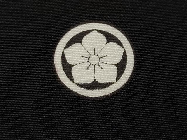 平和屋着物●豪華黒留袖 作家物 草花文 正絹 逸品 CABL8533ut
