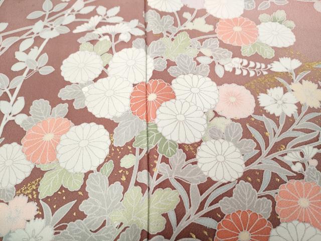 平和屋着物●訪問着 枝花文 暈し染め 金彩 鈴乃屋扱い 正絹 逸品 未使用 CABL8534ut