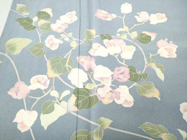 平和屋着物●訪問着 友禅 作家物 枝花文 正絹 逸品 CABL8591ut