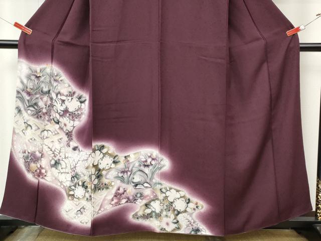 平和屋着物●訪問着 辻が花 暈し染め 正絹 逸品 CABL8593ut