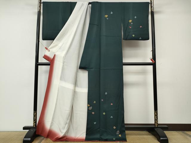 平和屋着物●訪問着 貝 ロング丈 正絹 逸品 CABL8594ut