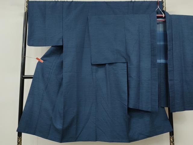 平和屋着物●男性 紬 アンサンブル 霞文 正絹 逸品 CABL8611ut