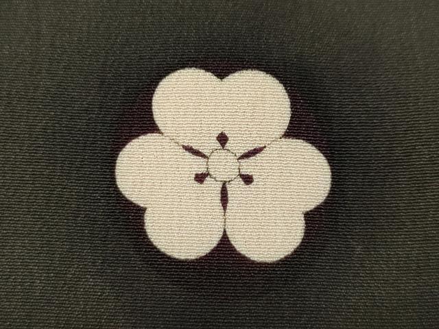 平和屋本店●アンティーク 大正ロマン 振袖 刺繍 飛鶴扇面花文 暈し染め 正絹 逸品 CABL8639ut