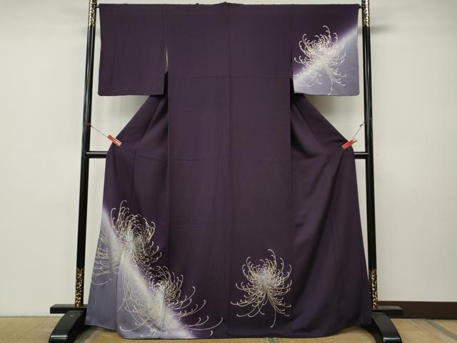 平和屋着物●訪問着 ラメ 乱菊 暈し染め 金彩 さが美扱い 正絹 逸品 CABL8742ut