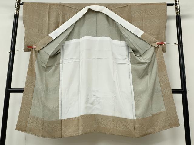 平和屋着物●長襦袢 無双仕立て 横段草花文 正絹 逸品 CABL8759ut