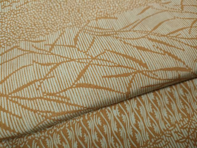 平和屋着物●長襦袢 無双仕立て 横段草花文 正絹 逸品 CABL8759ut