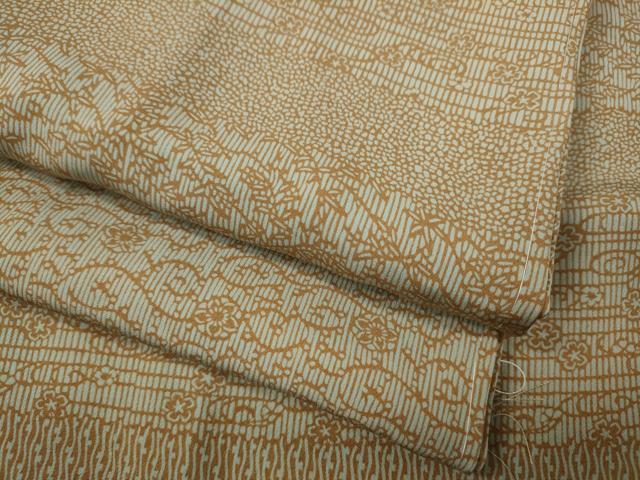 平和屋着物●長襦袢 無双仕立て 横段草花文 正絹 逸品 CABL8759ut