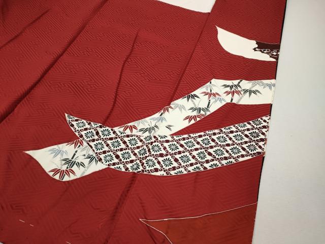 平和屋着物●豪華振袖 駒刺繍 束ね熨斗鳳凰花文 金彩 正絹 逸品 CABL8790ut
