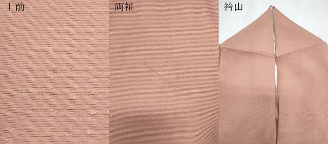平和屋着物*夏物 色無地 絽 宍色 正絹 逸品 CABL8804th