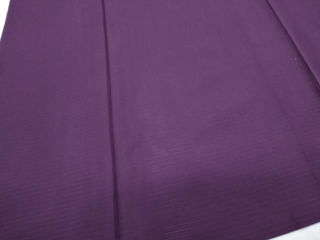 平和屋着物*夏物 色無地 絽 紫紺色 正絹 逸品 CABL8808th