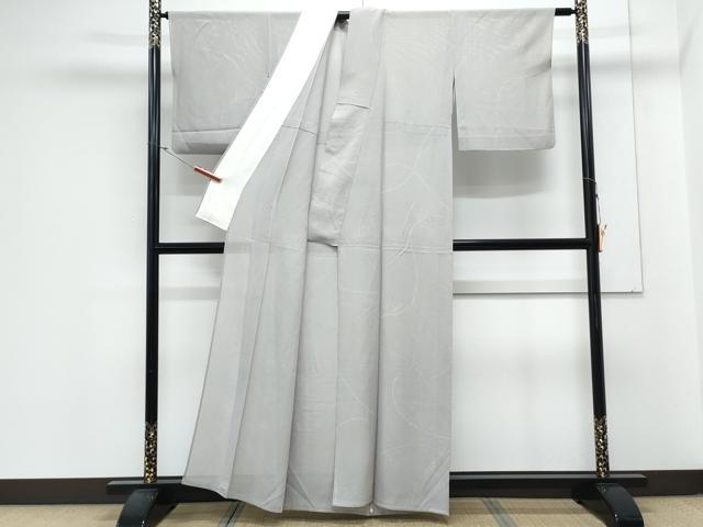 平和屋着物*夏物 小紋 絽 抽象紋様 正絹 逸品 CABL8826th