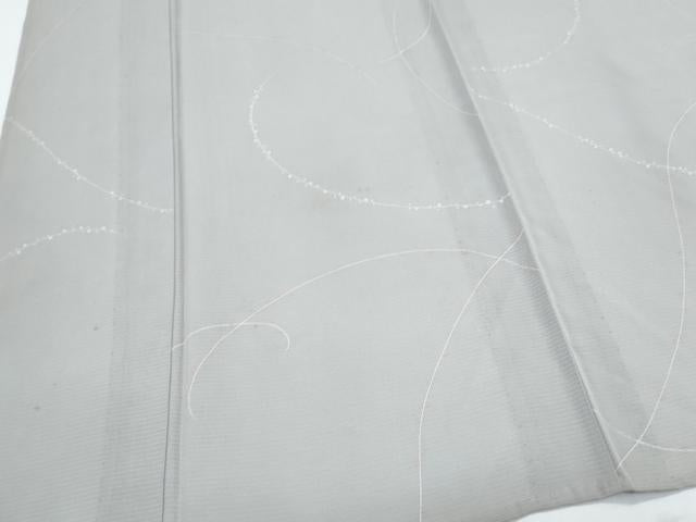 平和屋着物*夏物 小紋 絽 抽象紋様 正絹 逸品 CABL8826th