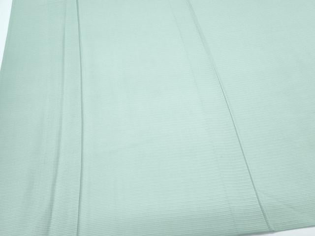平和屋着物*夏物 色無地 絽 山葵色 正絹 逸品 CABL8827th