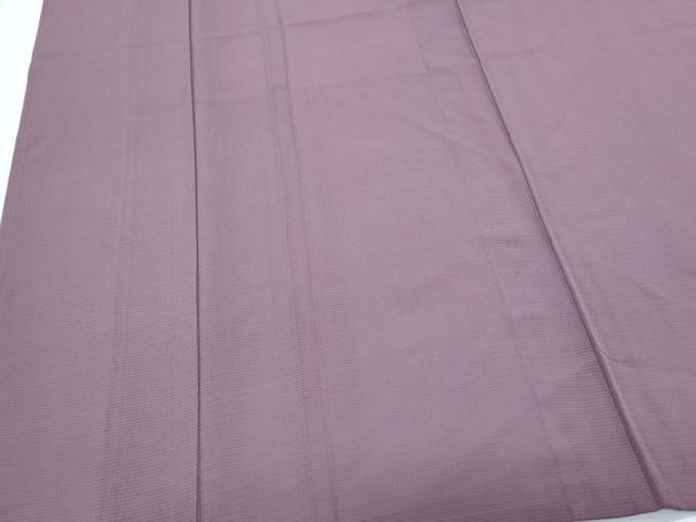 平和屋着物*夏物 色無地 絽 葡萄鼠色 正絹 逸品 CABL8829th