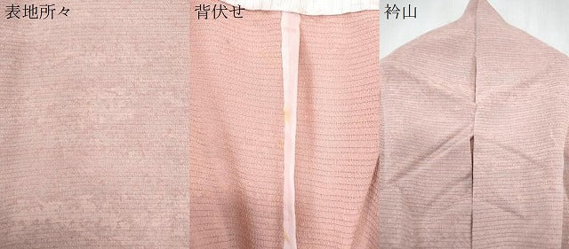 平和屋着物*夏物 小紋 絽縮緬 作家物 霞文 暈し染め 証紙付き 正絹 逸品 CABL8896th