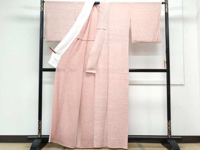平和屋着物*夏物 小紋 絽縮緬 作家物 霞文 暈し染め 証紙付き 正絹 逸品 CABL8896th