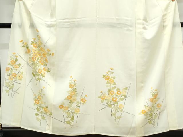 平和屋着物*夏物 訪問着 絽 手描き 草花文 正絹 逸品 CABL8903th