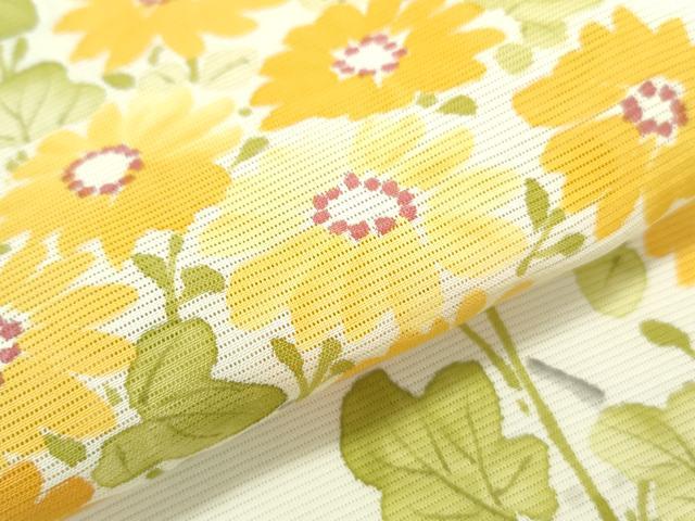 平和屋着物*夏物 訪問着 絽 手描き 草花文 正絹 逸品 CABL8903th