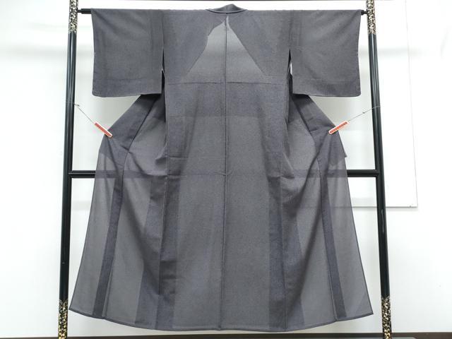 平和屋着物*夏物 小紋 紗 霞文 正絹 逸品 CABL8909th