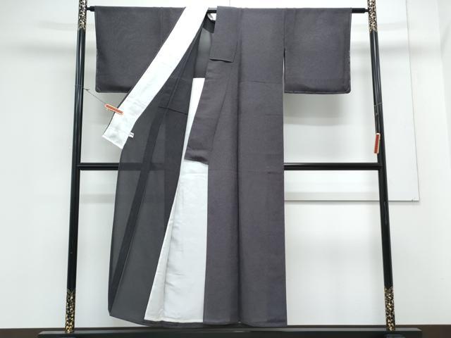 平和屋着物*夏物 小紋 紗 霞文 正絹 逸品 CABL8909th