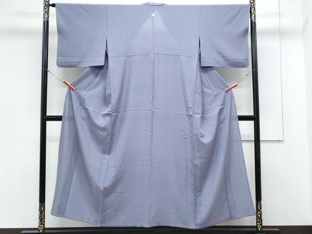 平和屋着物*夏物 色無地 絽 藤紫色 正絹 逸品 CABL8929th