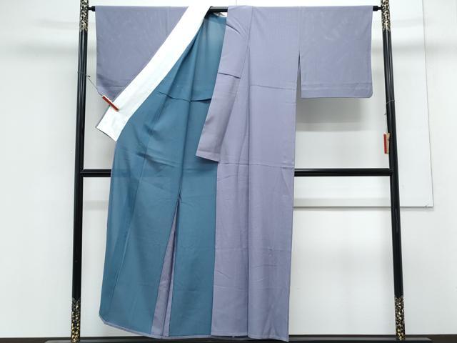 平和屋着物*夏物 色無地 絽 藤紫色 正絹 逸品 CABL8929th