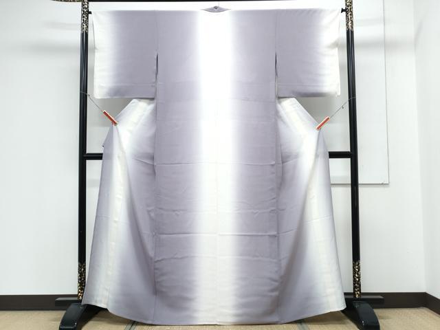 平和屋着物*夏物 小紋 絽縮緬 霞間道 暈し染め 正絹 逸品 CABL8960th