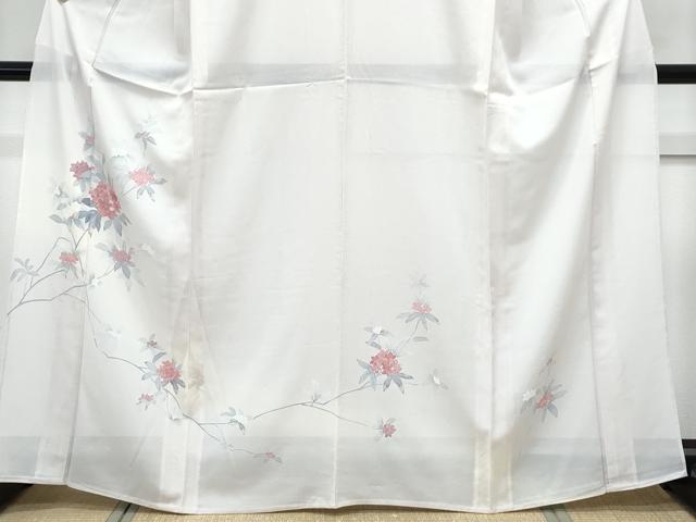 平和屋着物*夏物 訪問着 絽 友禅 紫陽花 暈し染め 正絹 逸品 CABL8973th