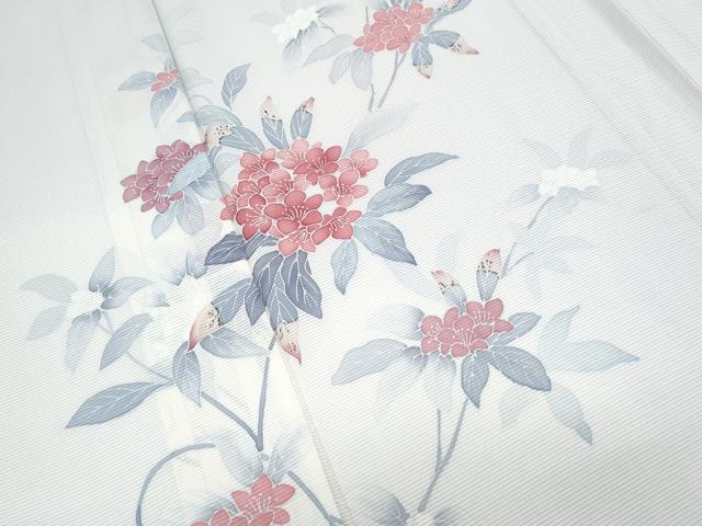 平和屋着物*夏物 訪問着 絽 友禅 紫陽花 暈し染め 正絹 逸品 CABL8973th