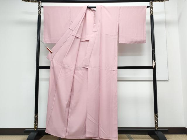 平和屋着物*夏物 色無地 絽 鴇色 正絹 逸品 未使用 CABL8990th